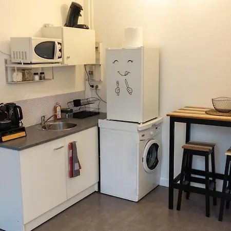 Grand Studio Wifi 25m2 Zen & Cosy, Centre Roubaix